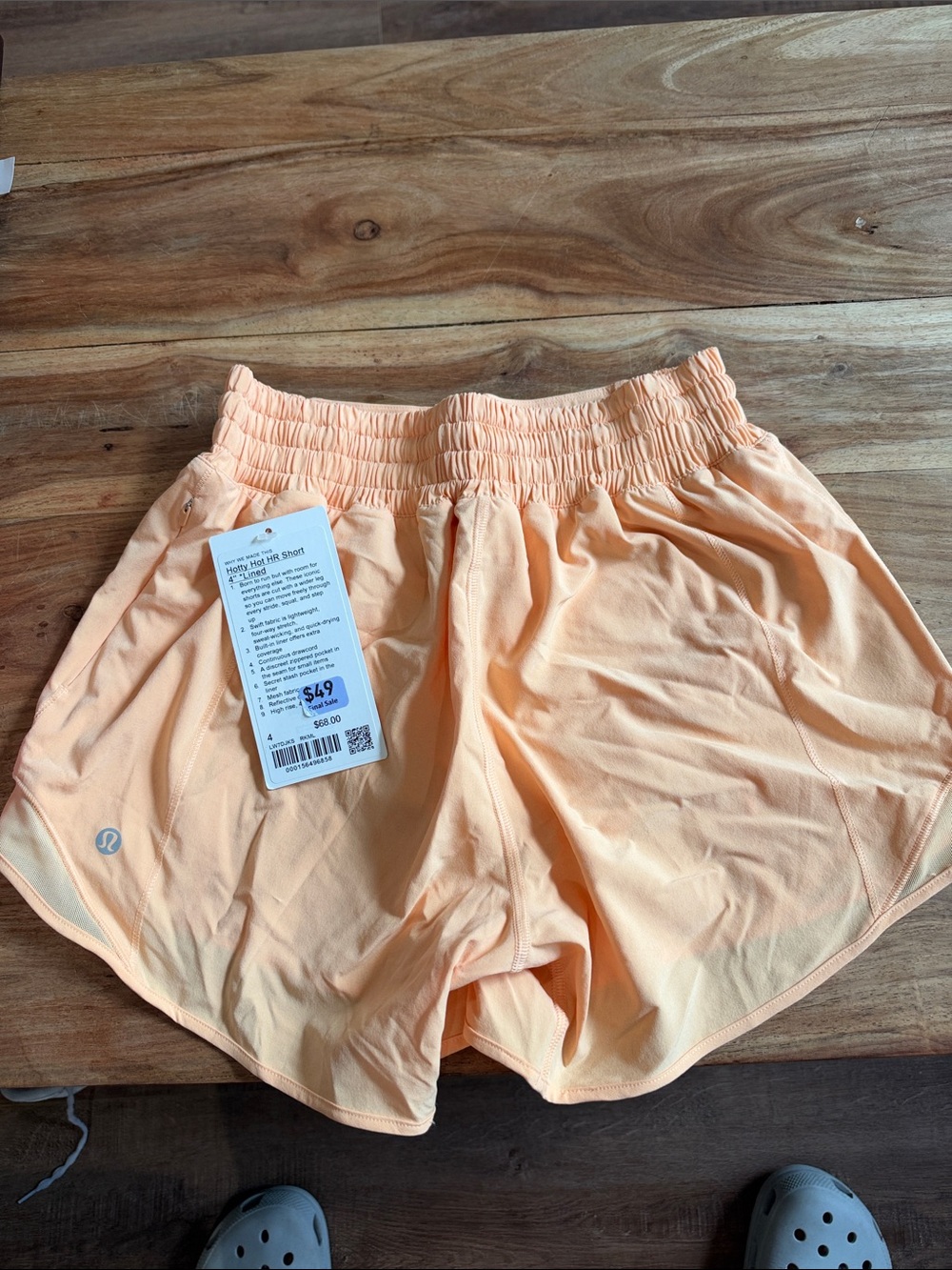 lululemon athletica Peach Athletic Running Shorts